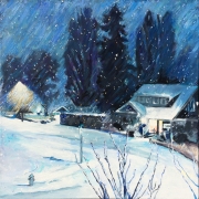 Snow at Night